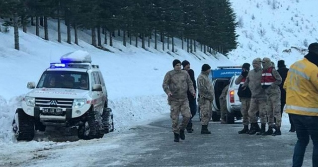 Kahramanmaraş’ta çığ altında kalan vatandaşın cansız bedenine ulaşıldı