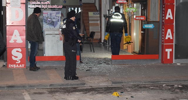 Malatya&#039;da iş yerine pompalı tüfekle saldırı