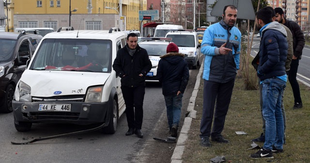 Malatya&#039;da trafik kazası: 1 yaralı