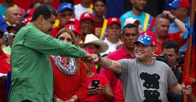 Maradona&#039;dan Maduro&#039;ya destek açıklaması