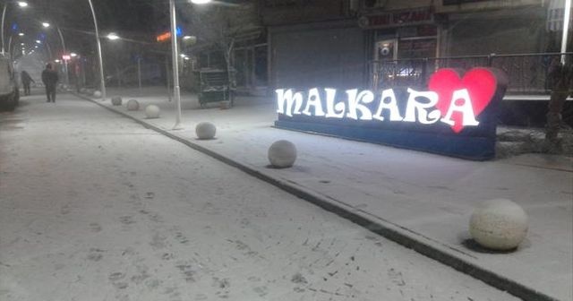 Tekirdağ’da kar yağışı başladı