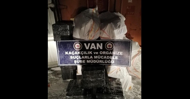 Van’da 10 bin 500 paket kaçak sigara ele geçirildi