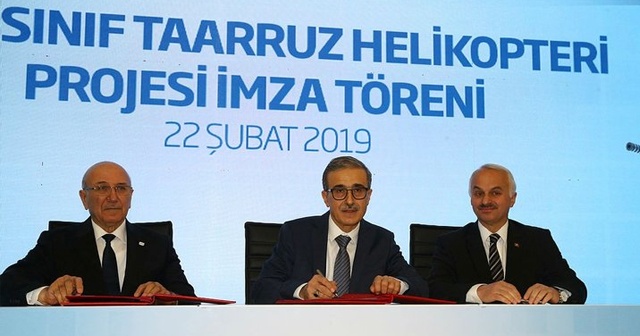 Ağır Sınıf Taarruz Helikopteri Projesi'nde imzalar atıldı