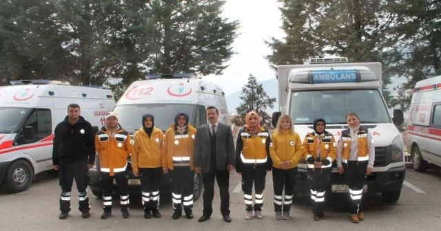 Amasya'da, 112 Acil Servis ekipleri asılsız ihbarlardan dertli