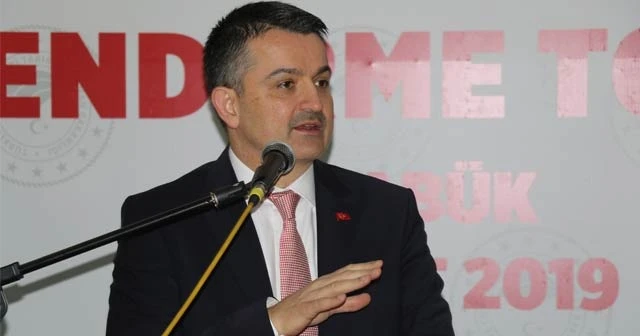 Bakan Pakdemirli, Karabük&#039;ün sera yatırımına önem vermesini istedi