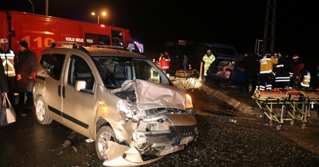 Bolu&#039;da feci kaza: 9 yaralı