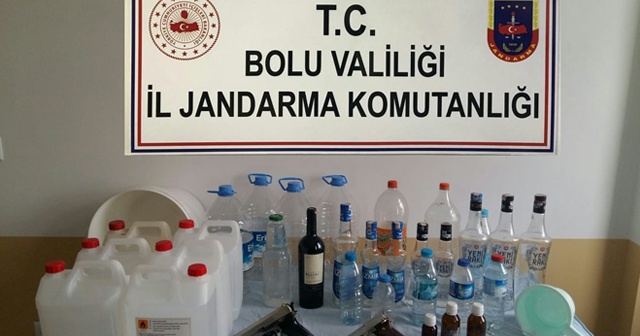 Bolu’da sahte içki imalathanelerine operasyon: 7 gözaltı