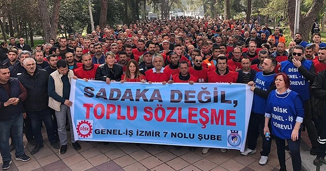 Bornova Belediyesine grev kararı asıldı