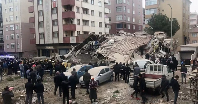Çöken binada hayatını kaybedenlerin sayısı 6'ya yükseldi