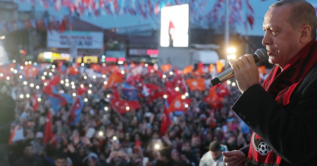 Cumhurbaşkanı Erdoğan: Bölücü örgüt alenen zillet ittifakını desteklemiyor mu?