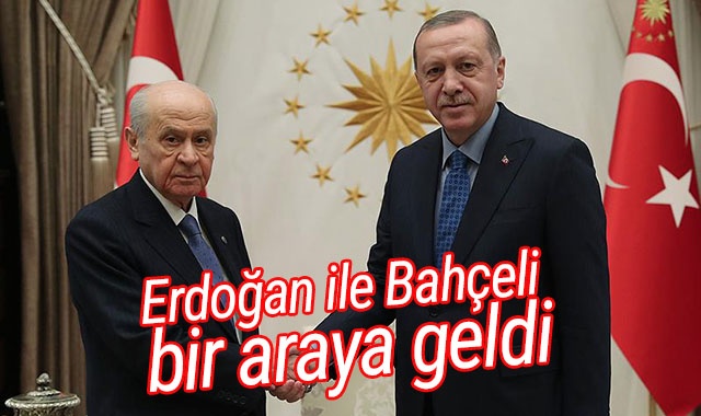 Cumhurbaşkanı Erdoğan, Devlet Bahçeli’yi kabul etti