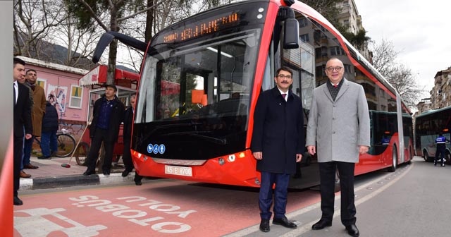 Elektrikli otobüslerde test sürüşleri devam ediyor