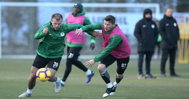 Konyaspor, Fenerbahçe maçı hazırlıklarına başladı