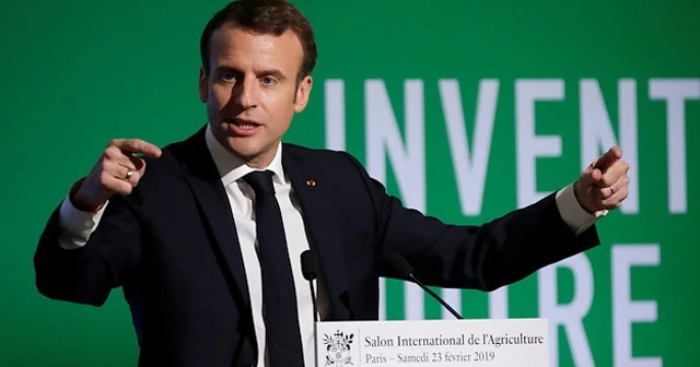 Macron: Protestoya katılanlar en kötü suça ortak oluyor