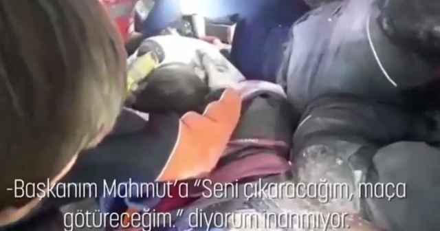 Mahmut Tayyip’in 9 saat sonra enkazdan kurtarılma anları