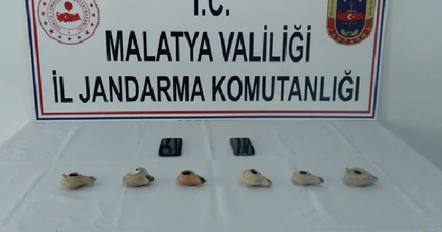 Malatya’da Roma dönemine ait tarihi eserler ele geçirildi