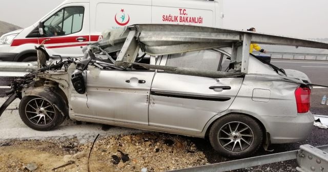 Manisa’da trafik kazası: 3 yaralı