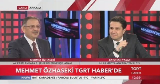 Mehmet Özhaseki&#039;den TGRT Haber&#039;e özel açıklamalar