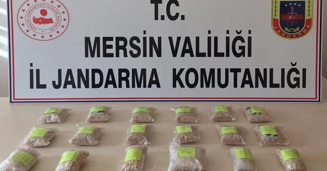 Mersin'de 19 bin 734 adet uyuşturucu hap ele geçirildi