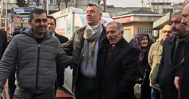 Metin Şentürk Bayrampaşa tanzim satış noktasını ziyaret etti