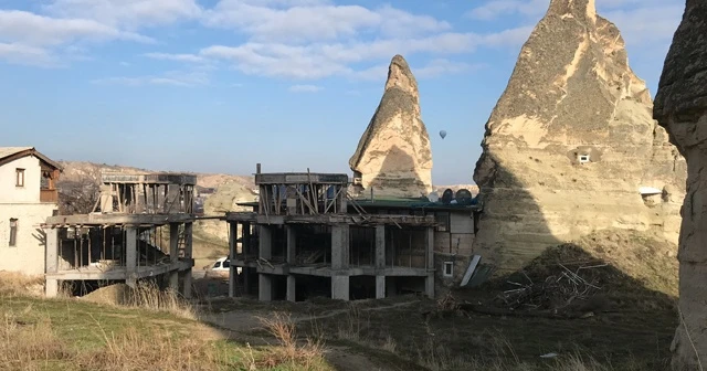 Peribacasındaki inşaata durdurma kararı