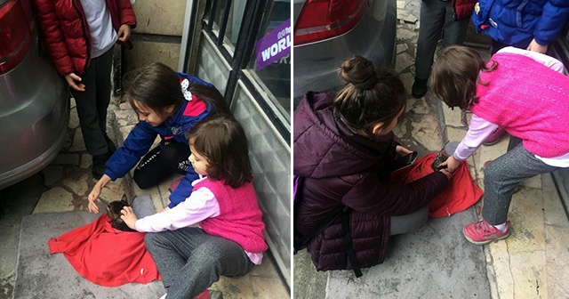 Sakarya&#039;da soğuk havada insanın içini ısıtan görüntü