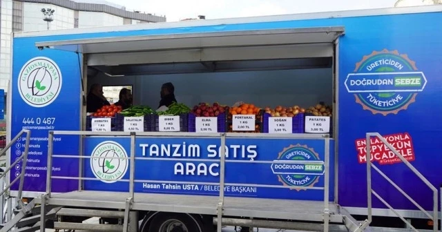 Ucuz sebze satışı başladı