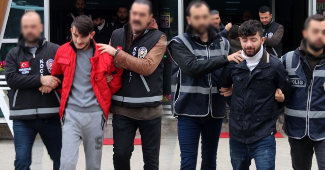 ‘Maskeli Beşler’ adlı hırsızlık çetesinin 4 üyesi tutuklandı