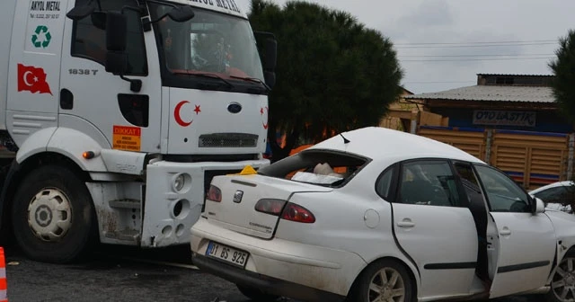 Aliağa’da feci kaza kamerada: 1 ölü