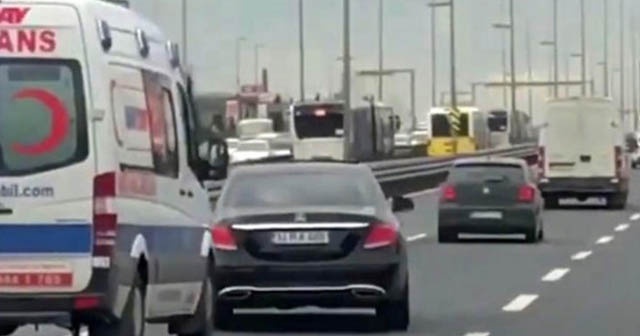 Ambulansa yol vermeyen sürücünün ifadesi ortaya çıktı