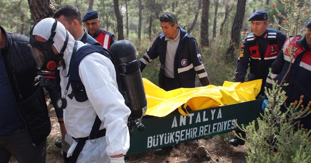 Antalya&#039;da 9 parça halinde ceset bulundu