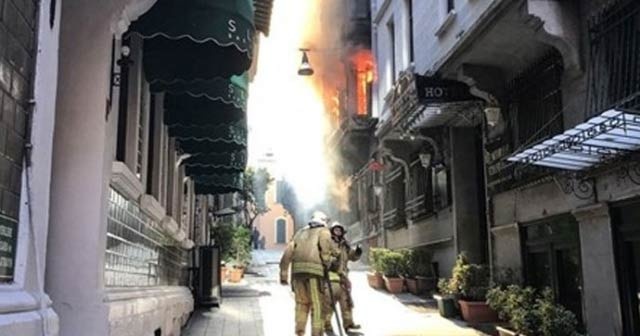 Beyoğlu'ndaki yangınla ilgili bir kişi Hatay'da gözaltına alındı!