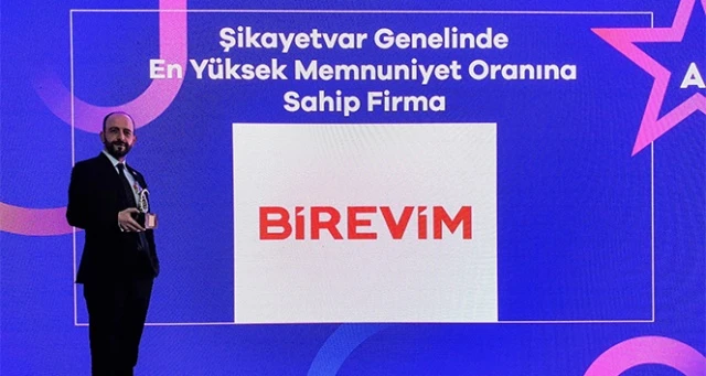 Birevim&#039;in müşteri memnuniyeti ödüllendirildi