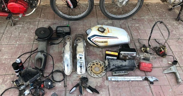 Çaldıkları motosikletleri parçalayıp satan 6 kişi yakalandı