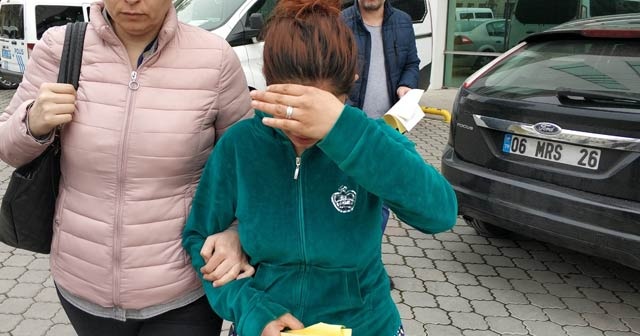 Çantalardan cep telefonu çalan hamile kadın tutuklandı