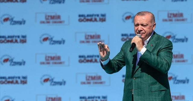 Erdoğan: Tunç Soyer adaylık icazetini İzmir&#039;den değil Kandil&#039;den almıştır