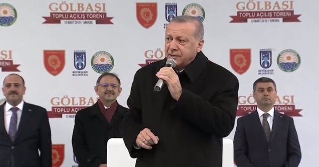 Cumhurbaşkanı Erdoğan: Heykelini dikecekmiş, şimdi cezaevinde dikiyor