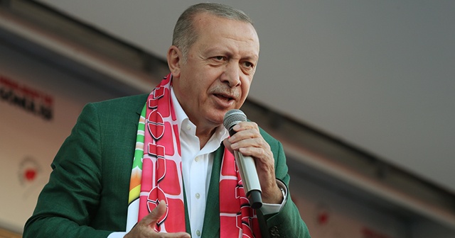 Cumhurbaşkanı Erdoğan: İzmir&#039;de 120 bin kişiyle mitingimizi yaptık