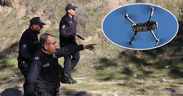 Denizli&#039;de bacanağını öldüren şüpheli ormanda drone ile aranıyor