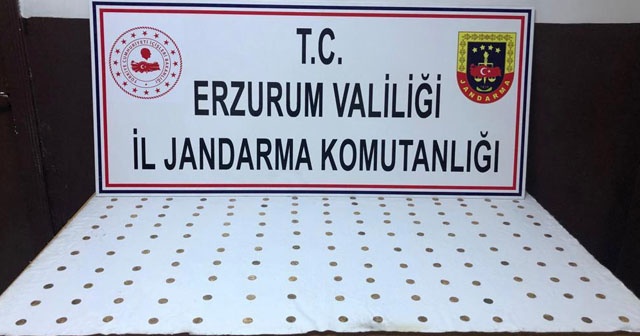 Erzurum&#039;da Venedik dönemine ait 150 sikke ele geçirildi