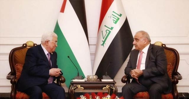 Filistin Devlet Başkanı Abbas, Irak&#039;ta Başbakan Abdülmehdi ile görüştü