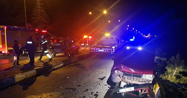 Isparta’da zincirleme trafik kazası: 21 yaralı