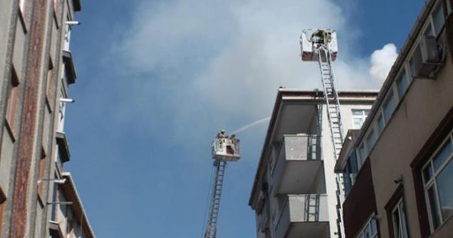 İstanbul Güngören&#039;de yangın