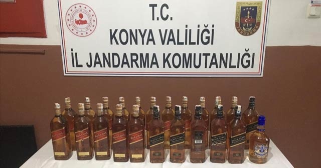 Jandarmadan kaçak içki operasyonu: 2 gözaltı