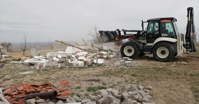 Kapadokya’da yıkılan kaçak yapı sayısı 53’e ulaştı