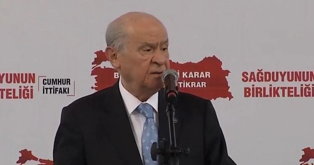 MHP Genel Başkanı Bahçeli: Zillet ittifakı Kürdistan hayali kuruyor