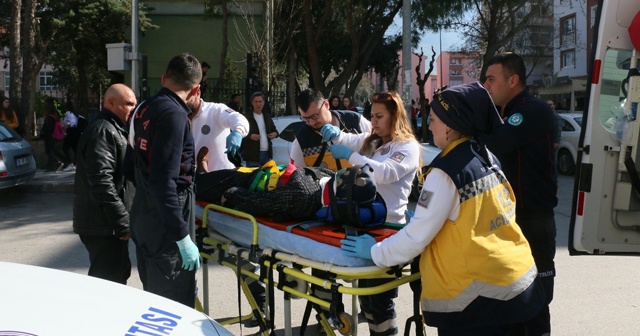 Polis memurunu darp etti, kaçarken kaza yaptı