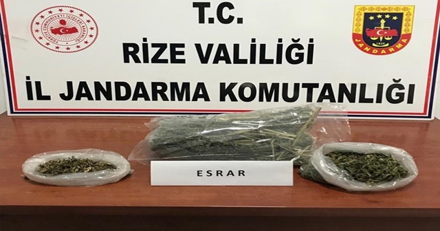 Rize&#039;de jandarmadan operasyon