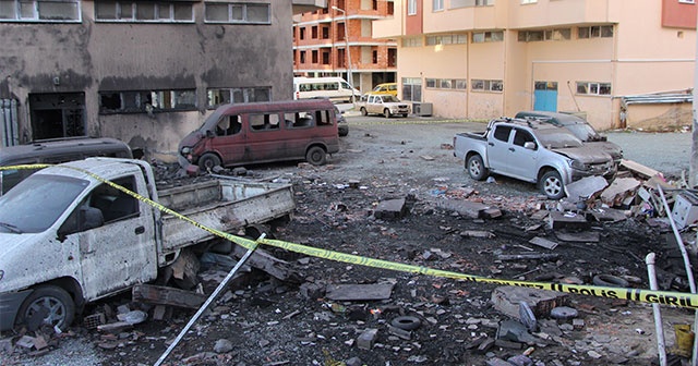 Trabzon'da patlamanın boyutu gün ağarınca ortaya çıktı