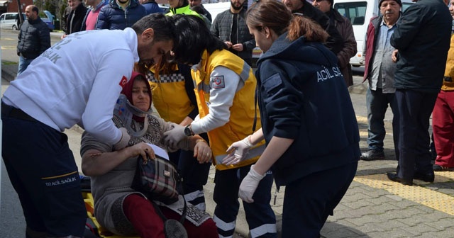 Trabzon’da trafik kazası: 3 yaralı